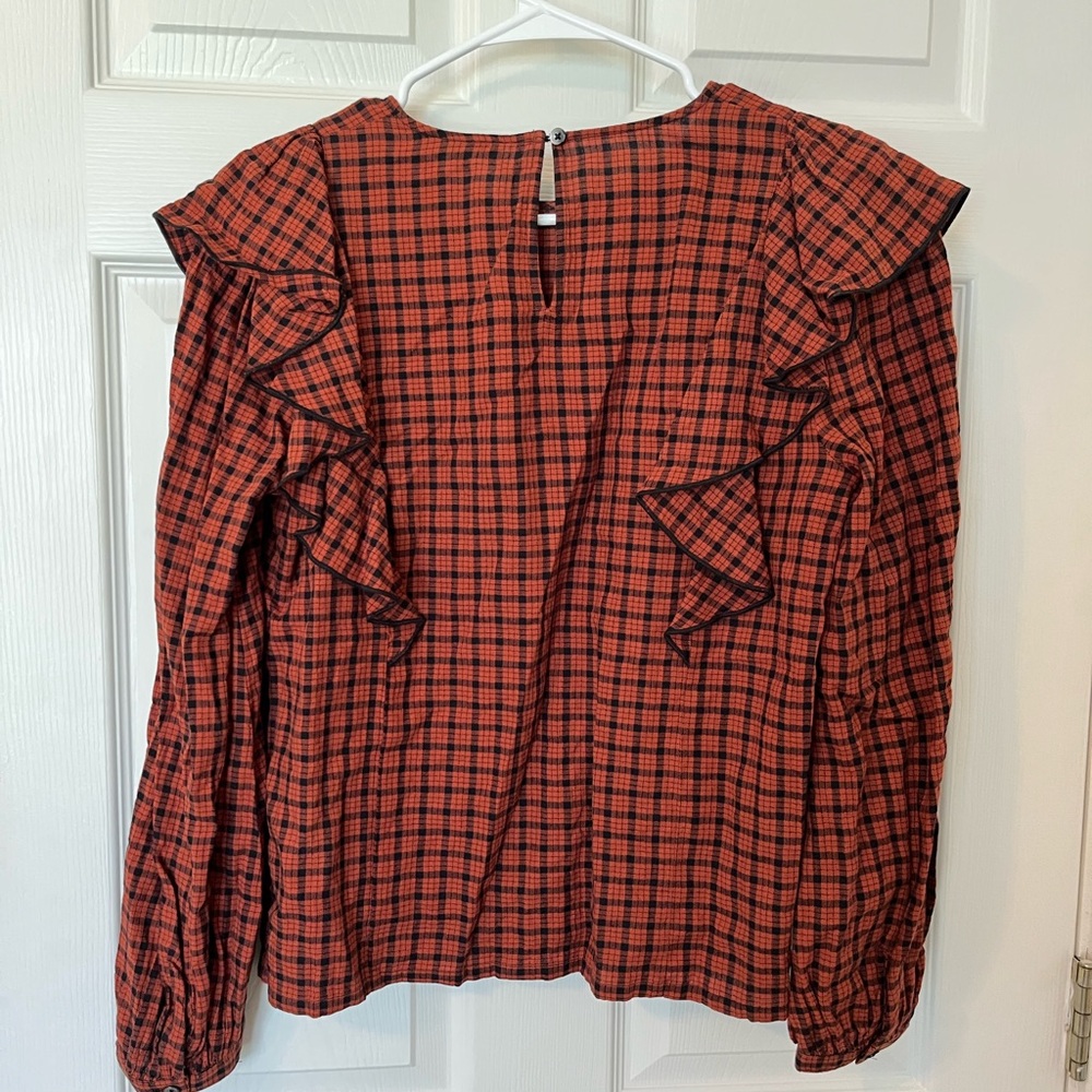 Madewell Ruffle Blouse - Picture 2 of 3